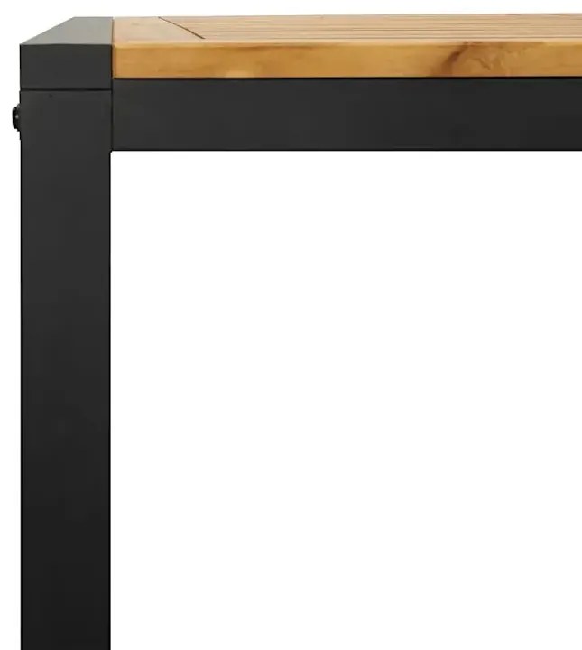 Brązowy drewniany stół ogrodowy B4-K81