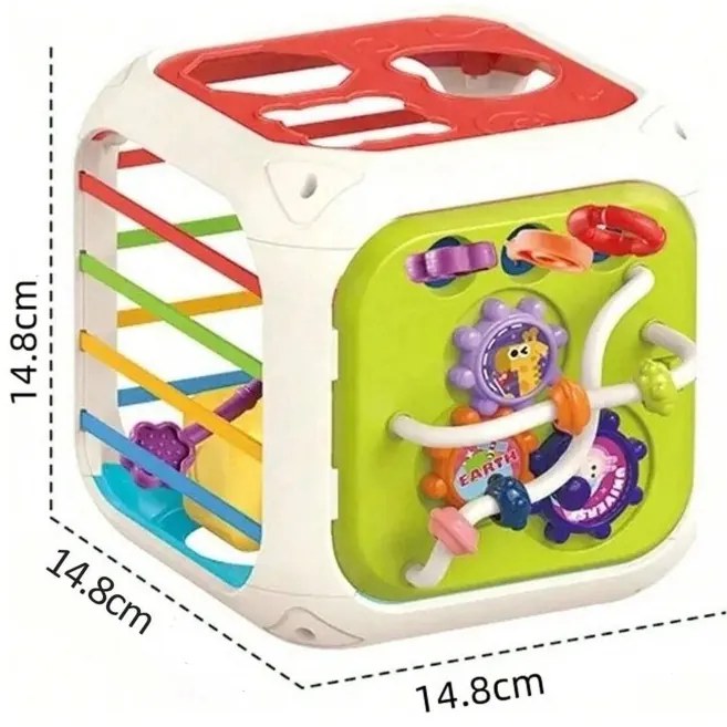 Woopie baby sensoryczna edukacyjna kostka aktywności