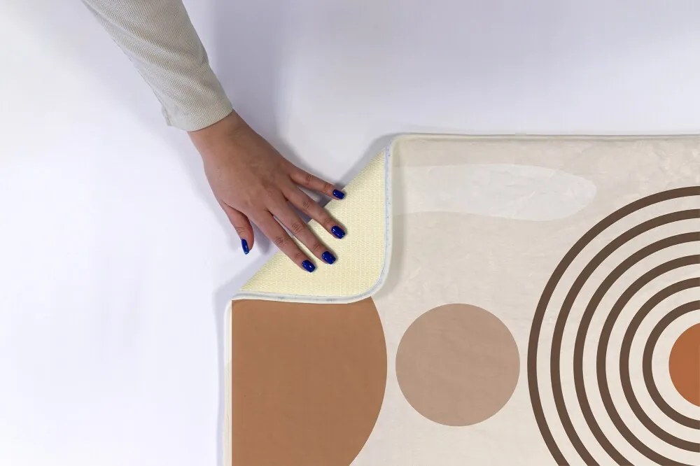 Antypoślizgowy dywanik łazienkowy Antypoślizgowy dywanik łazienkowy Geometryczna Abstrakcja