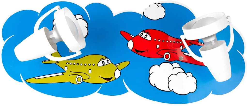 Dziecięcy kinkiet ścienny samoloty - S206 L7-F90