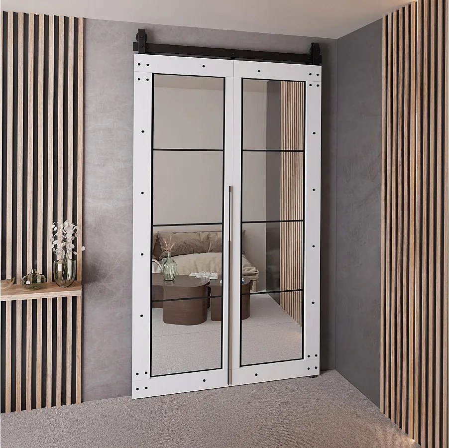 Drzwi Przesuwne QUDIO M6 Biały 100