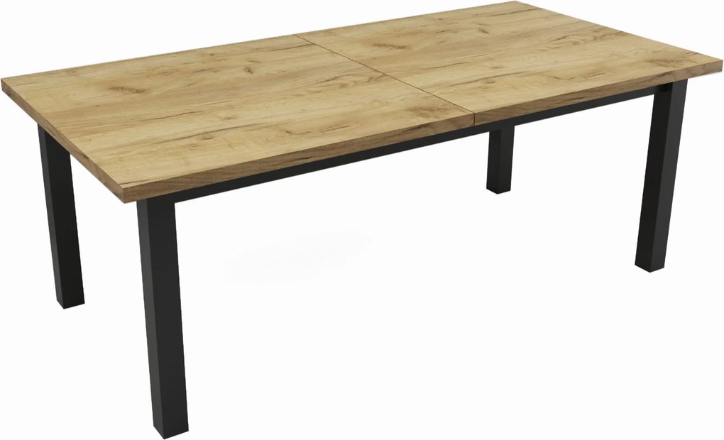 Stół prostokątny rozkładany 100x200/300 Craft R-6 + nogi drewniane