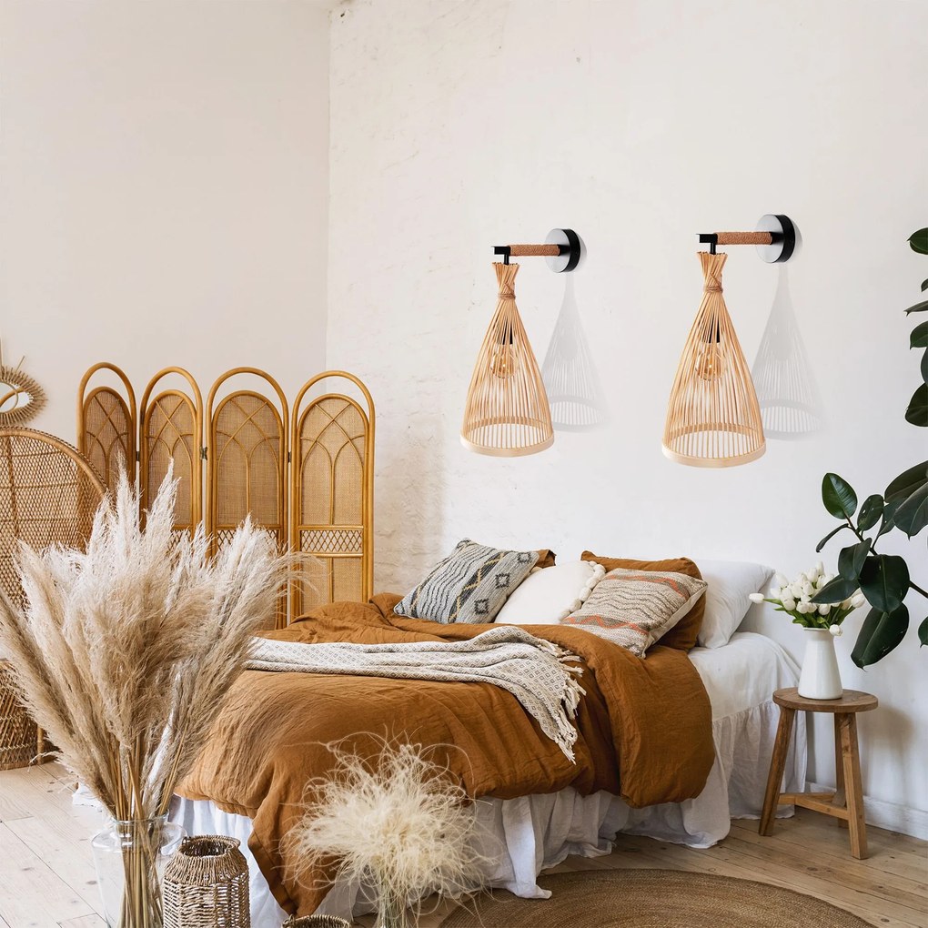 LAMPA ŚCIENNA KINKIET BOHO APP1340-1W