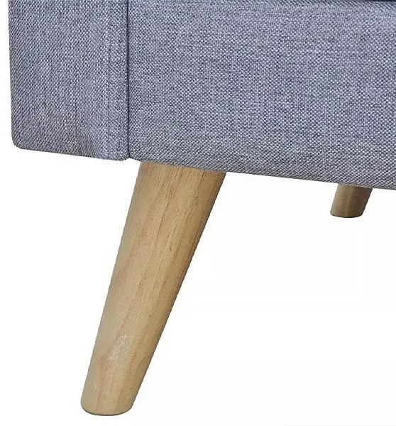 Sofa dwuosobowa Imex 2S - jasnoszara