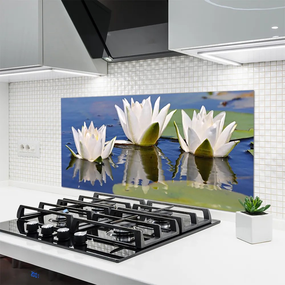 Szkło do Kuchni na Ścianę Pastelowa Wiązanka Kwiatowa