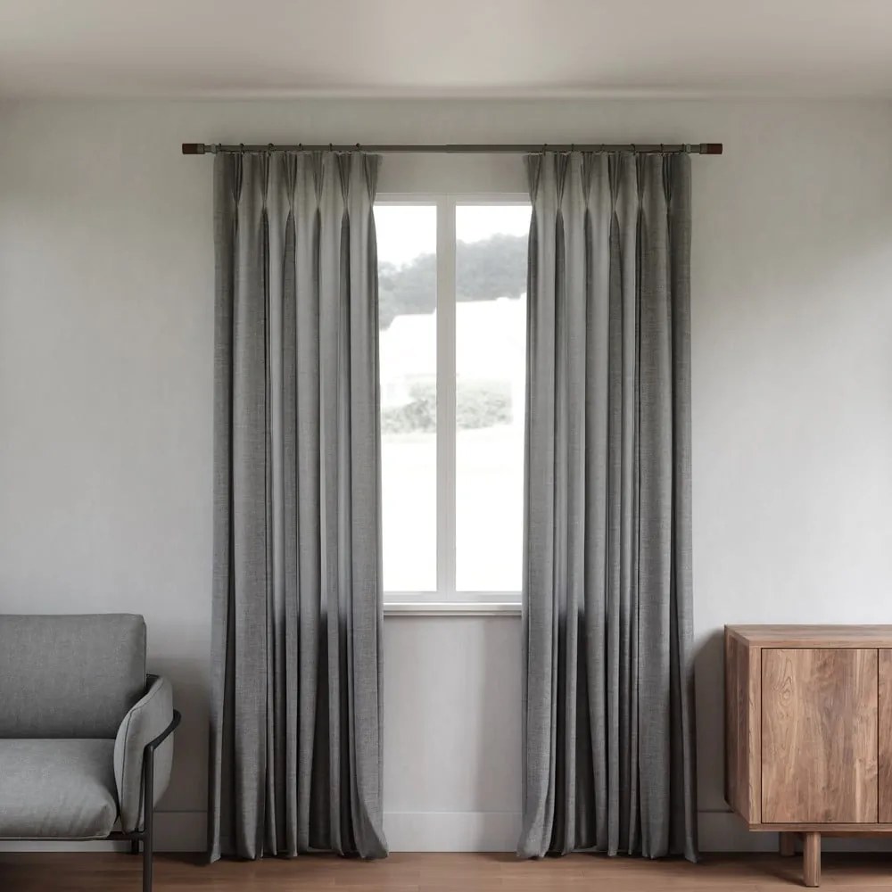 Stalowy regulowany karnisz 183 - 366 cm Blok – Umbra