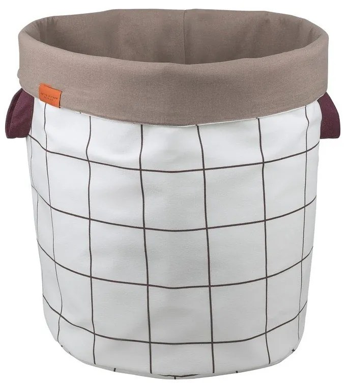 Kremowy tekstylny kosz na pranie 5 l Mesh – Mette Ditmer Denmark