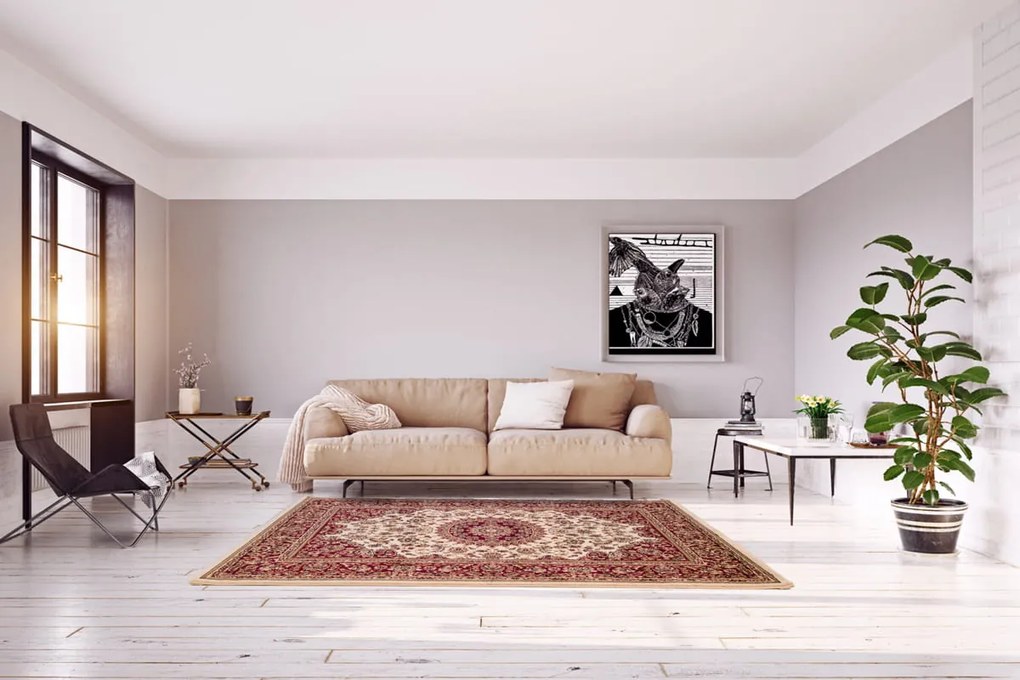 Dywan klasyczny Venezia Ornament Kremowy 250 cm x 350 cm