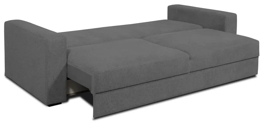 Szara sofa rozkładana 238 cm Resmo – Scandic