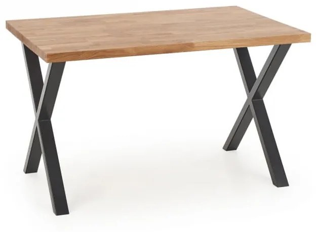 APEXA stół 140x85 drewno lite - dębowe kolor: dąb naturalny X
