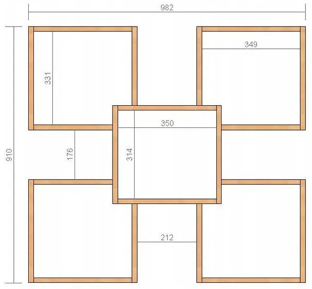Czarna Minimalistyczna Półka Ścienna W2-L12