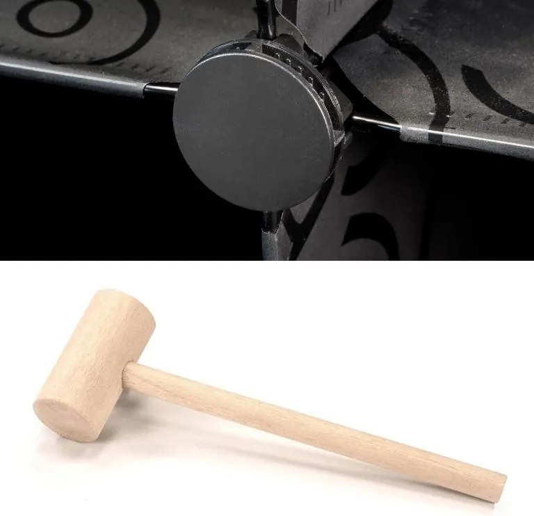 Czarny regał LOW - system wtykowy