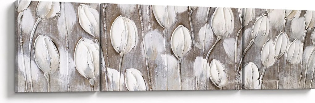 Obraz - Ułożone tulipany (170x50 cm)