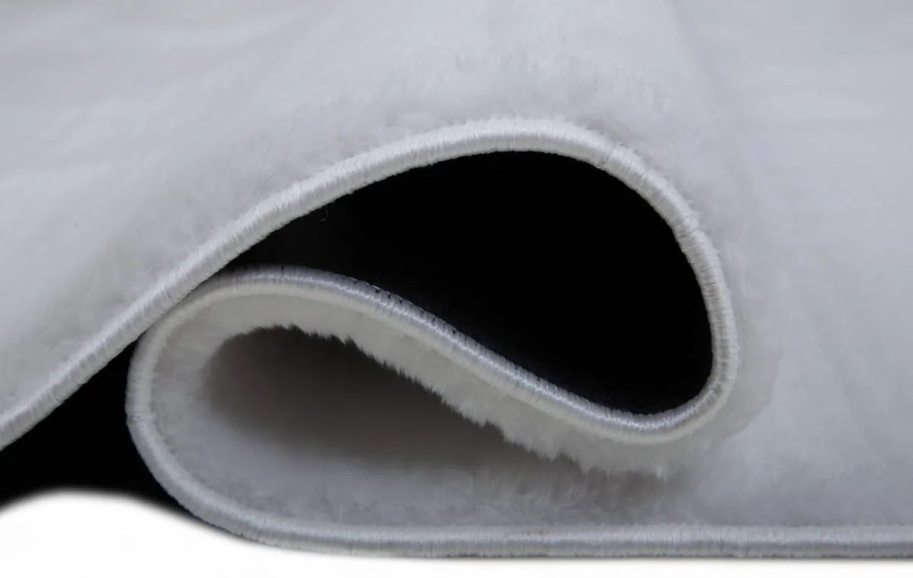 Dywan pluszowy Catwalk biały 200 cm x 300 cm