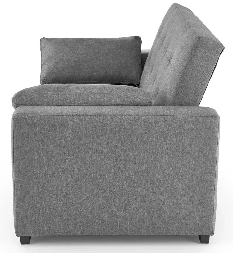 Popielata wypoczynkowa sofa rozkładana - Naria