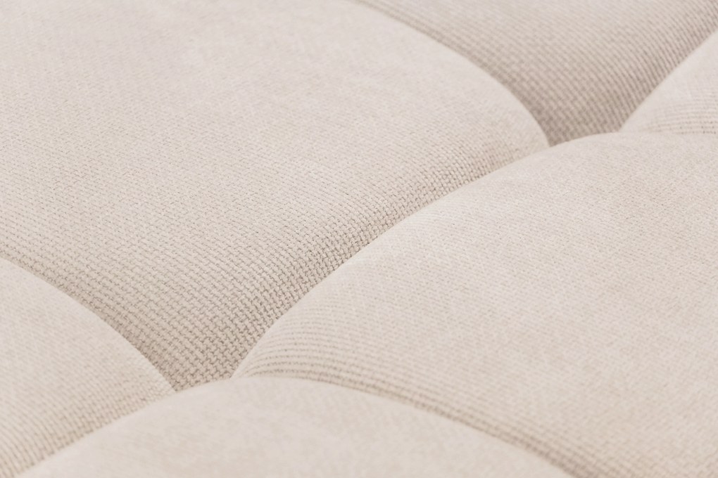 Narożnik Lutario L z funkcją spania prawostronny - beżowa plecionka hydrofobowa Venice 2026