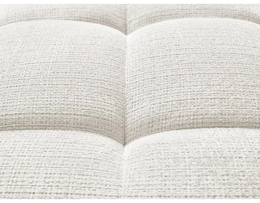 Biała sofa z tkaniny szenilowej 264 cm Ivane – Bobochic Paris