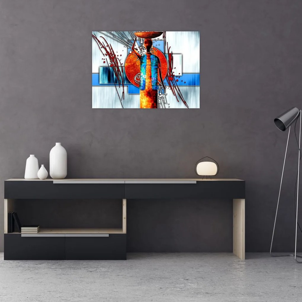 Obraz przedstawiający starożytną osobę (70x50 cm)