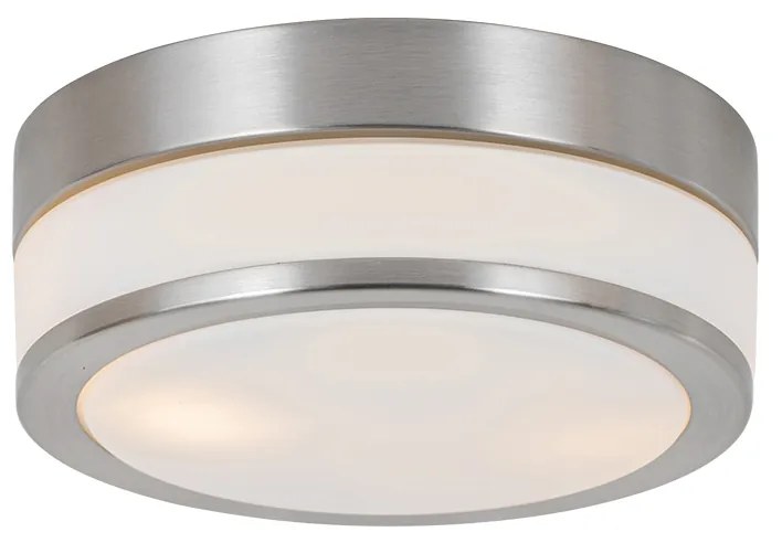 Zewnetrzna Nowoczesna lampa sufitowa zewnętrzna stalowa 23 cm IP44 - Flavi Nowoczesny Oswietlenie zewnetrzne