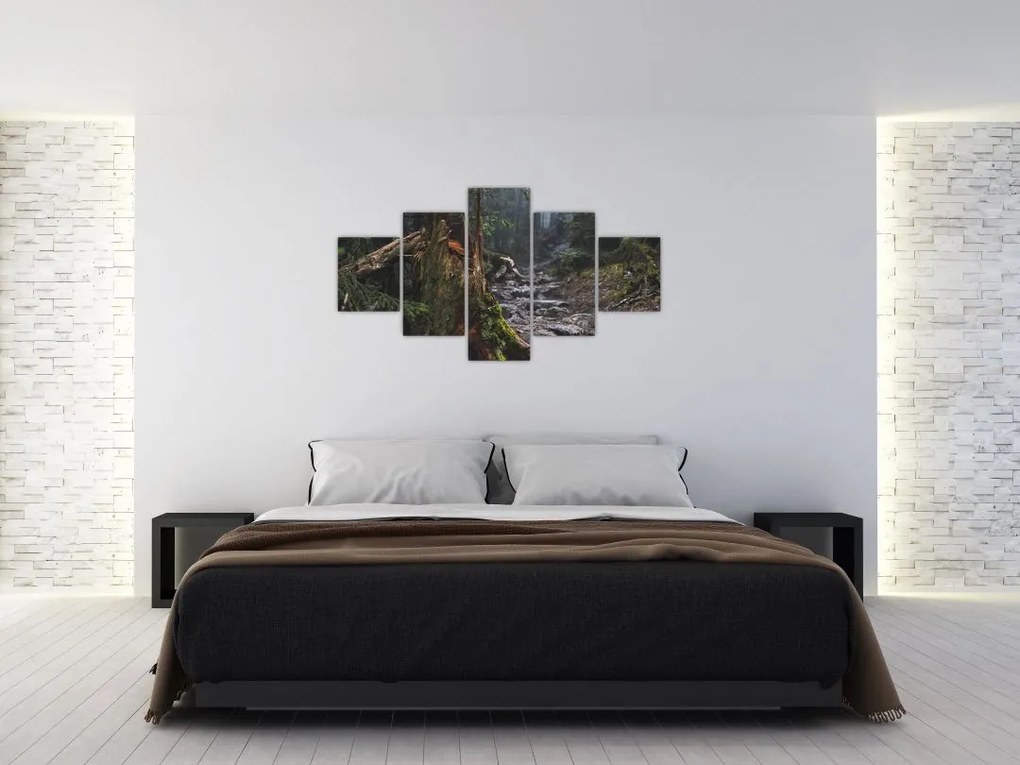 Obraz - W lesie (125x70 cm)