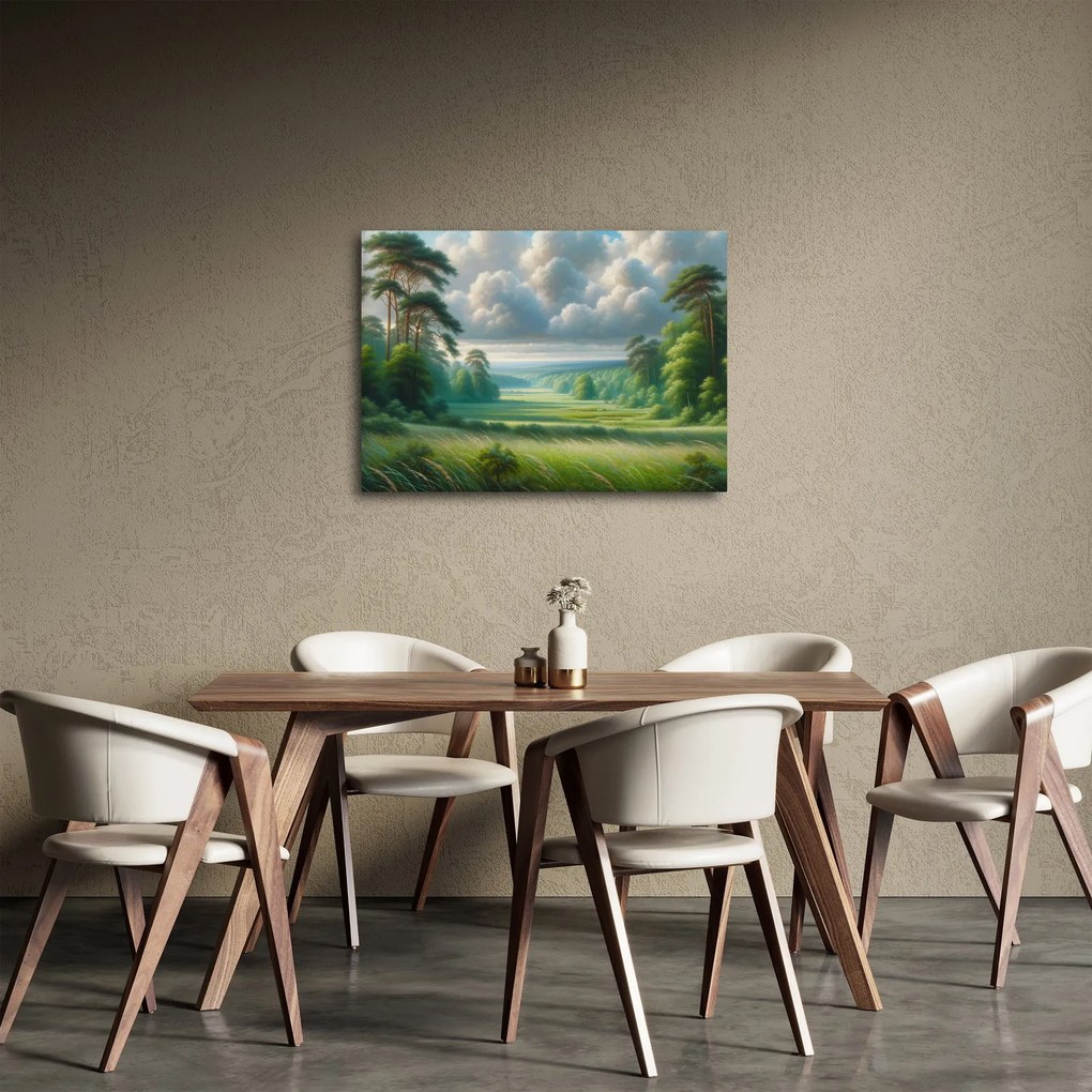 Obraz - Zielony krajobraz (70x50 cm)