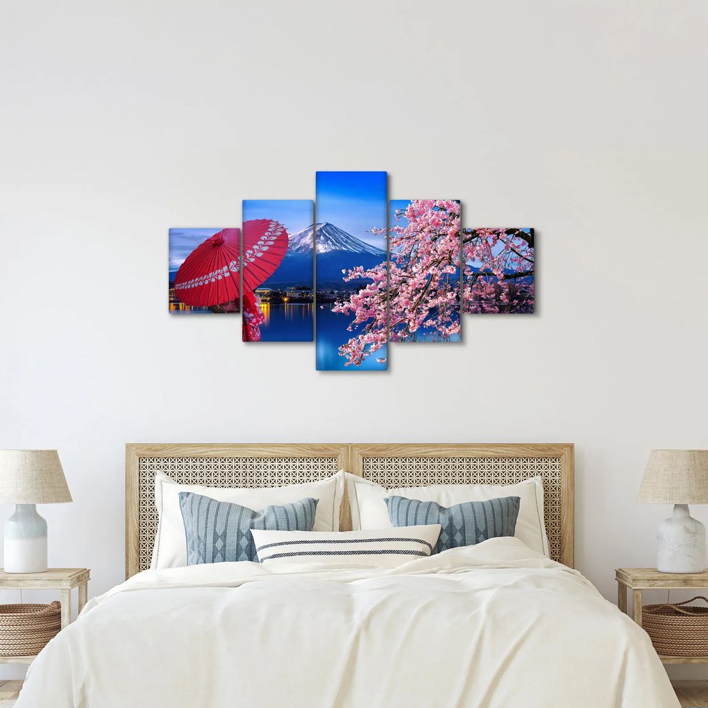 Obraz - Widok na szczyt, Japonia (125x70 cm)