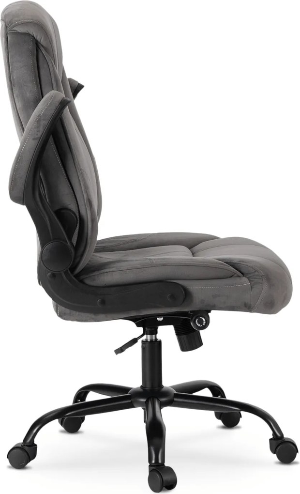 Fotel Biurowy COMFORT Obrotowy Szary Nowoczesny