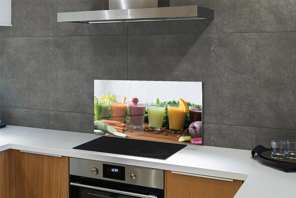 Szklany Panel Warzywno-Owocowe Smoothie