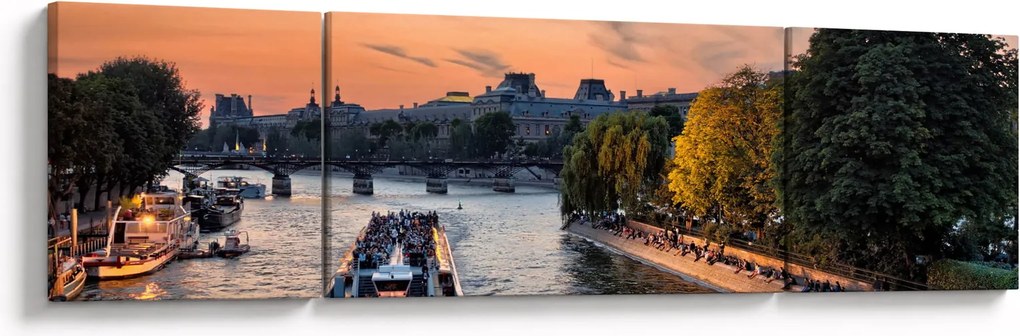 Obraz - statek na rejsie widokowym (170x50 cm)