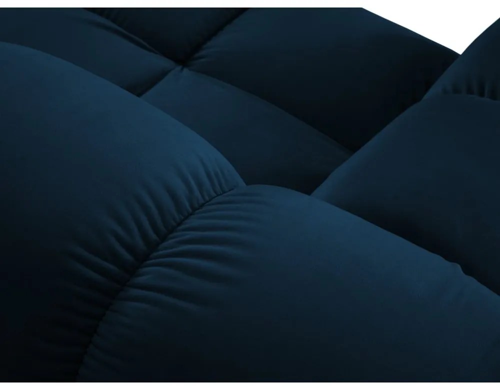 Niebieska aksamitna sofa 285 cm Bellis – Micadoni Home
