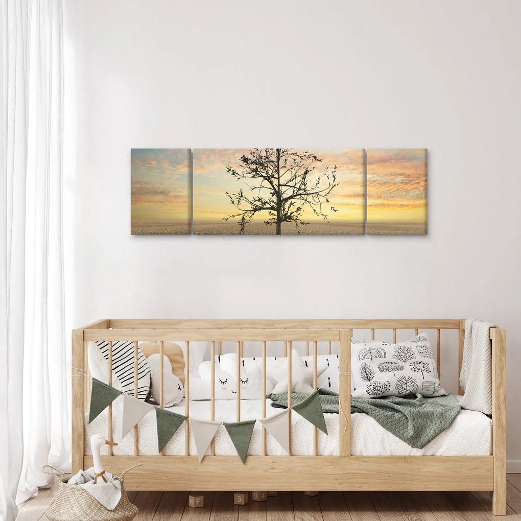 Obraz - Drzewo na pustyni (170x50 cm)