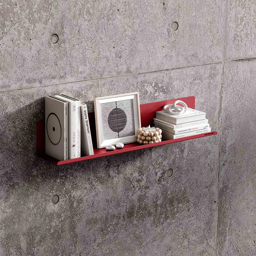 Półka wisząca JOANNE 700 mm, Modern: czerwona