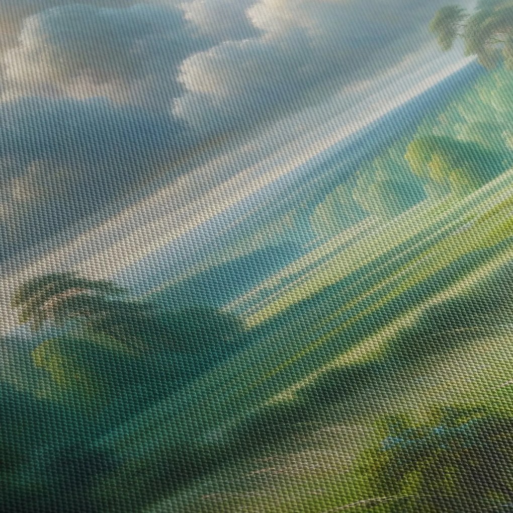Obraz - Zielony krajobraz (70x50 cm)