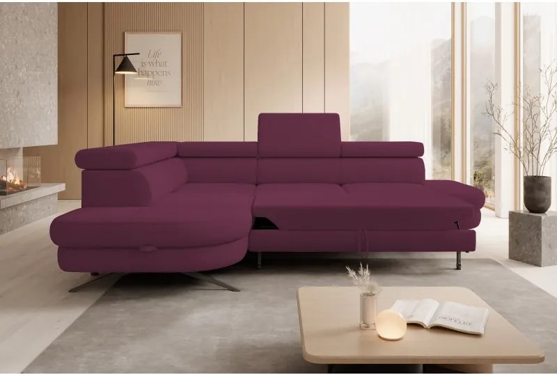 Narożnik OTIS L Lewostronny Regulowane Zagłówki WERSAL