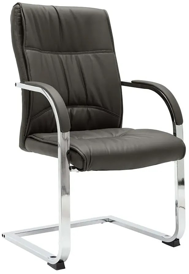 Szare ergonomiczne krzesło biurowe - Elasi 2X