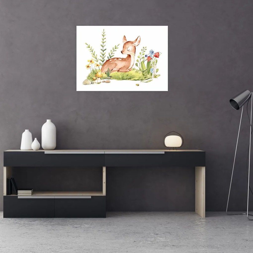 Obraz na szkle - Mały płowy (70x50 cm)