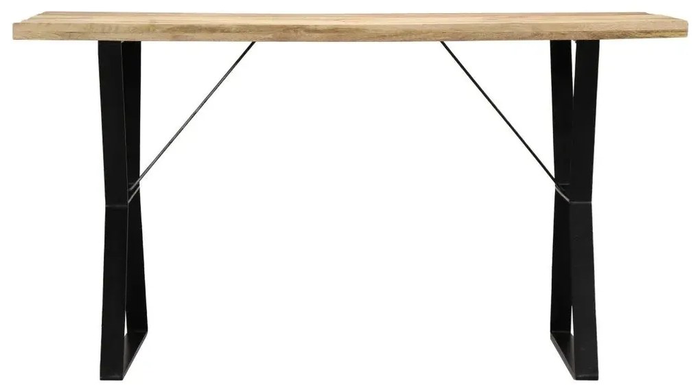 Stół w stylu loft z litego drewna brązowy G1-E21
