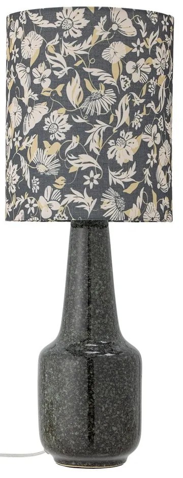 Zielona lampa stołowa z tekstylnym kloszem (wysokość 62 cm) Olefine – Bloomingville