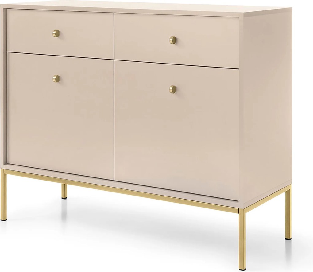 Komoda MONDO 104 cm do Salonu Sypialni Odcienie beżu