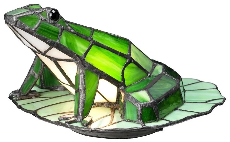 Elstead QZ-FROG-TL - LED dekoracyjna lampa TIFFANY 1xG9/3W/12/230V żaba