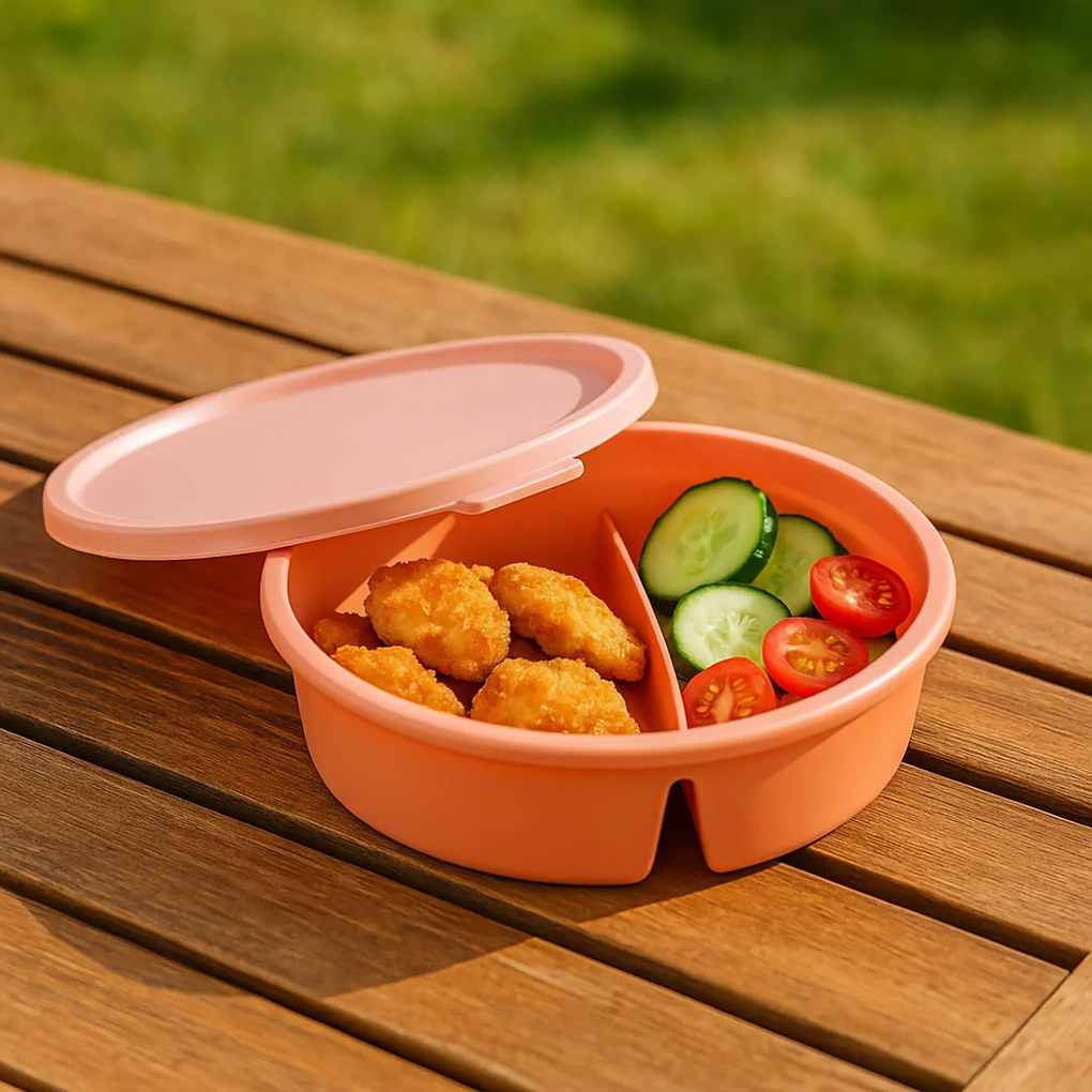 Miska z przegródką i pokrywką NORA BOX, 1,1 l, KOZIOL