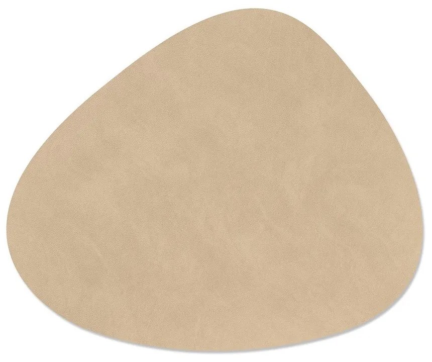 Mata stołowa ze skóry ekologicznej 37x44 cm Curve L Double Cloud – LIND DNA
