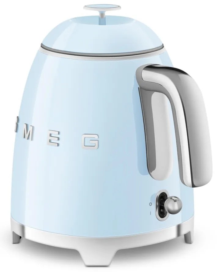 Jasnoniebieski czajnik elektryczny ze stali nierdzewnej 800 ml Retro Style – SMEG