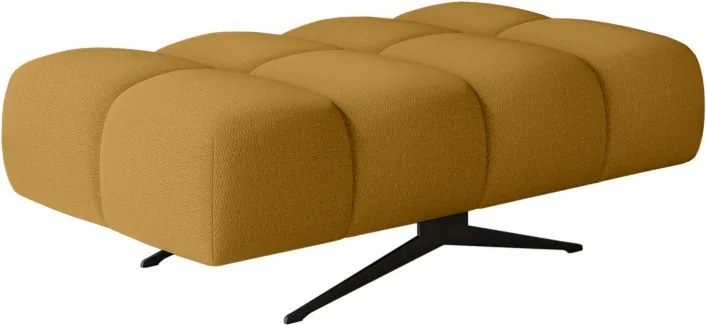 Nowoczesna pufa PRADO Soft Lux w tkaninie CURIO 48 WERSAL