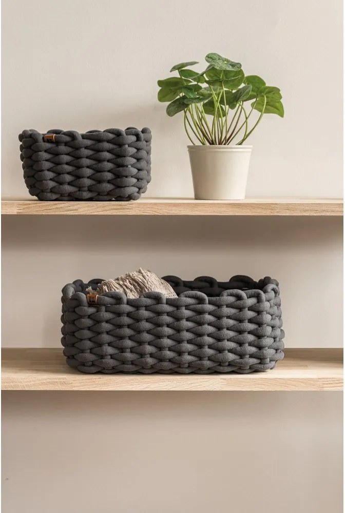 Tekstylny koszyk 20x15x11 cm Peach Skin S – Bigso