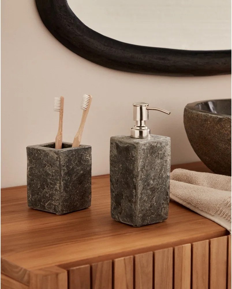 Szary kamienny dozownik do mydła Macinne – Kave Home