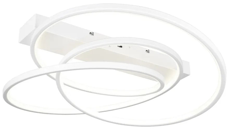 Biała lampa sufitowa LED ze ściemniaczem 49x64 cm Darvin – Trio