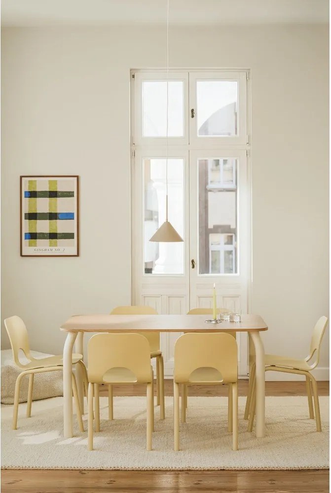 Stół z blatem w dekorze dębu 80x140 cm Meko – noo.ma