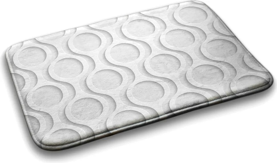 Antypoślizgowy dywanik łazienkowy Antypoślizgowy dywanik łazienkowy Koła wzór