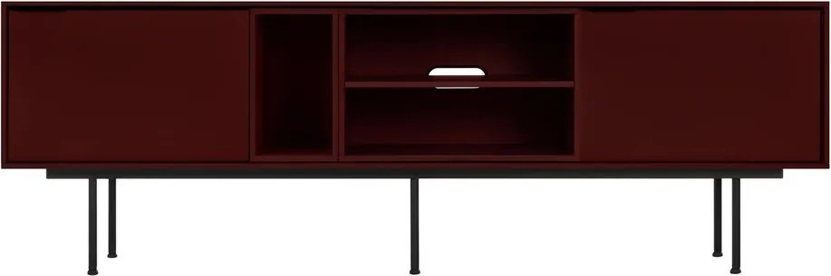 Bordowa szafka pod TV 189x61x42 cm Mod – noo.ma